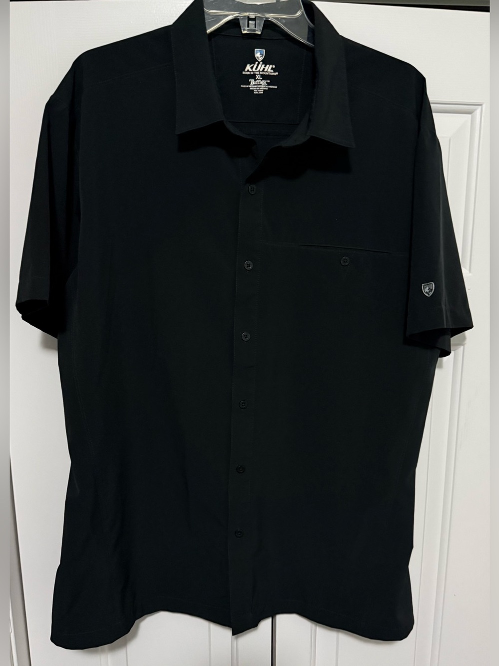 Kuhl Tufflex Men’s XL Black Polyester Button Down Shirt
